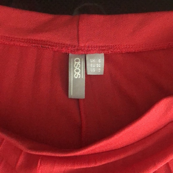 Red asos maxi skirt - Picture 3 of 4